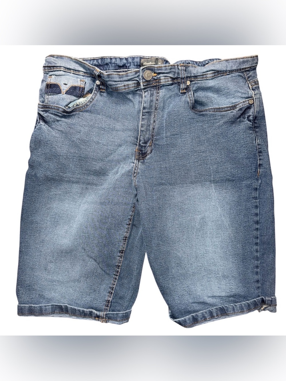 🔥 Eddie Bauer Men’s Jean Shorts Jorts Size 36 🔥